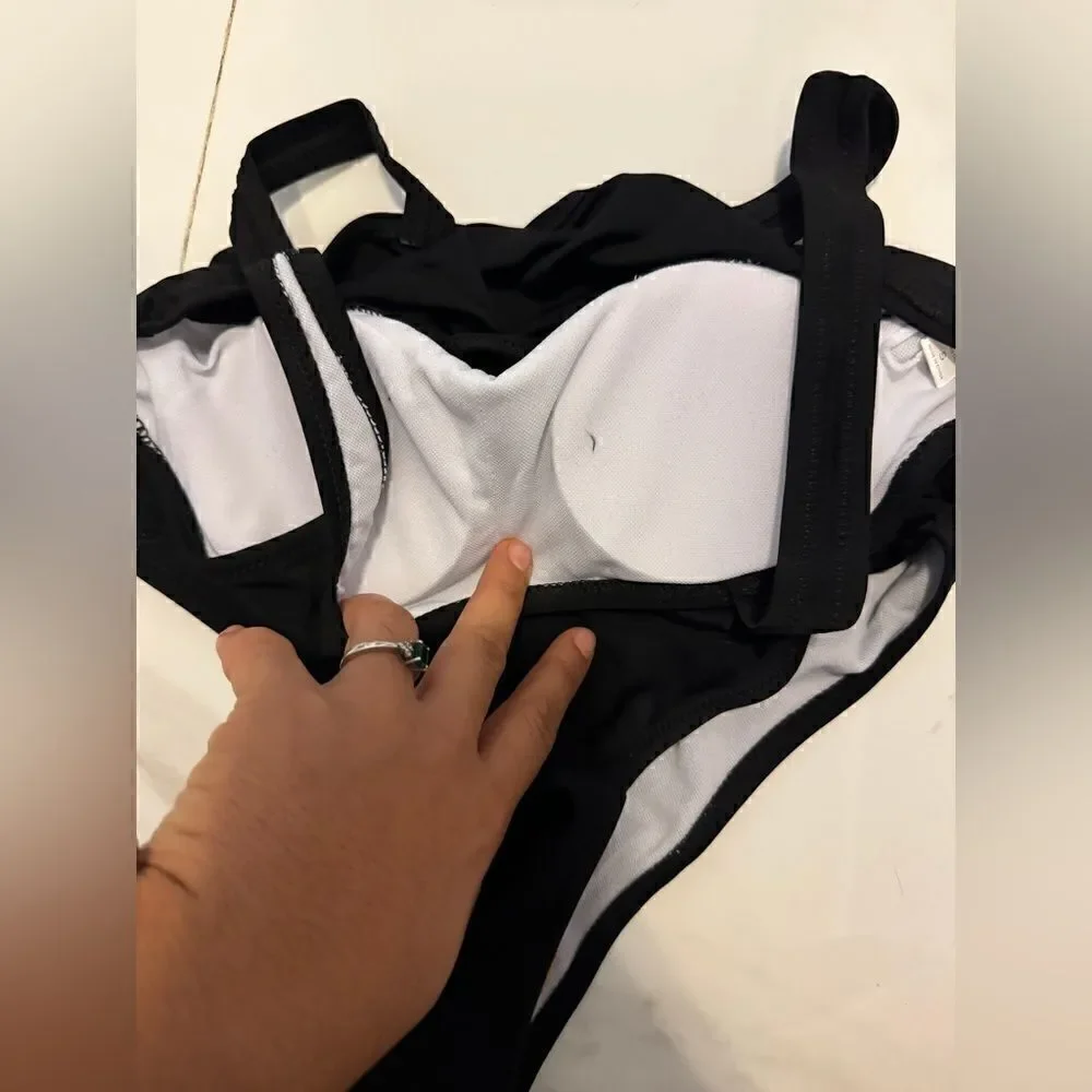 Black one piece swimsuit #3